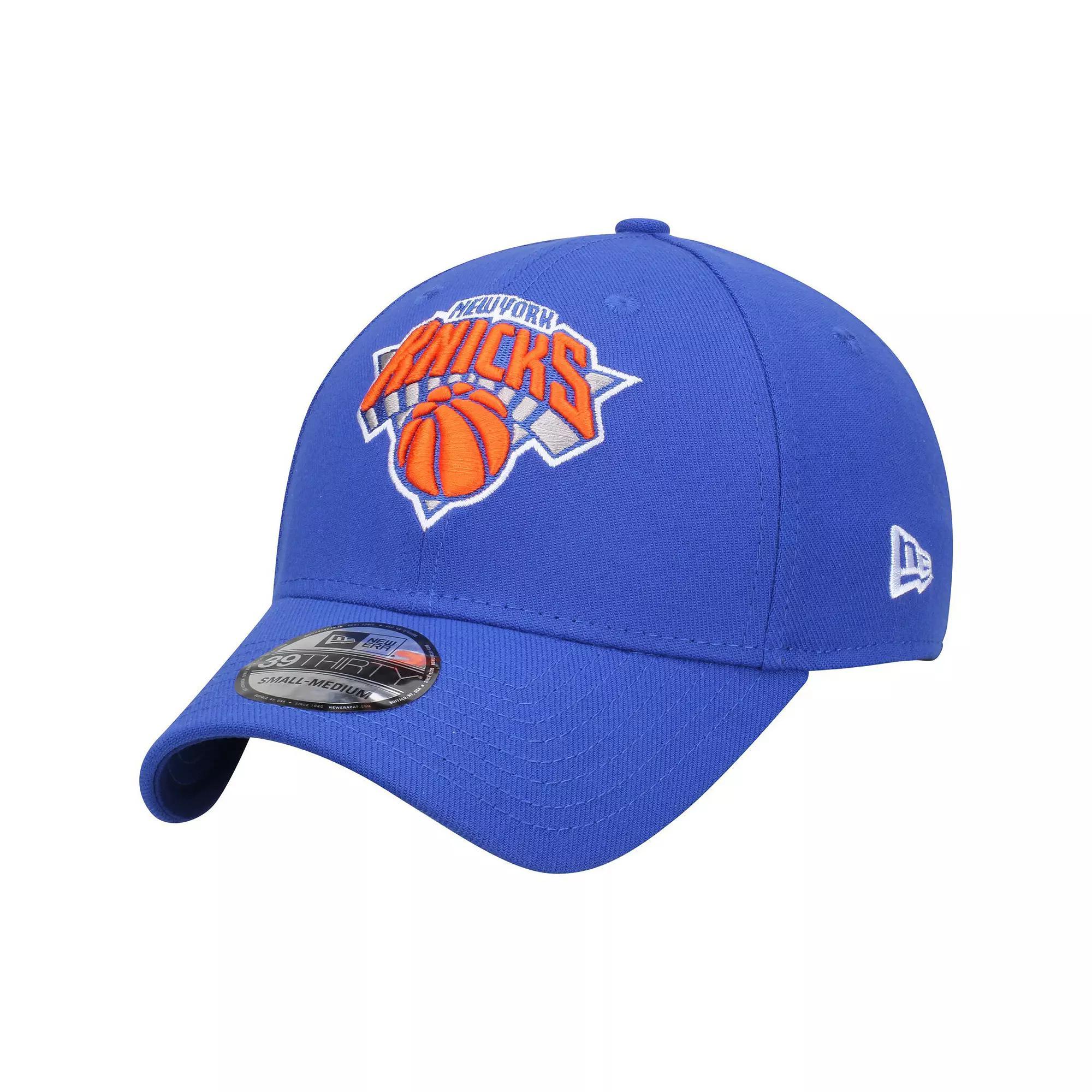 Men's New Era Blue New York Knicks Team Classic 39THIRTY Flex Hat,  Product Image