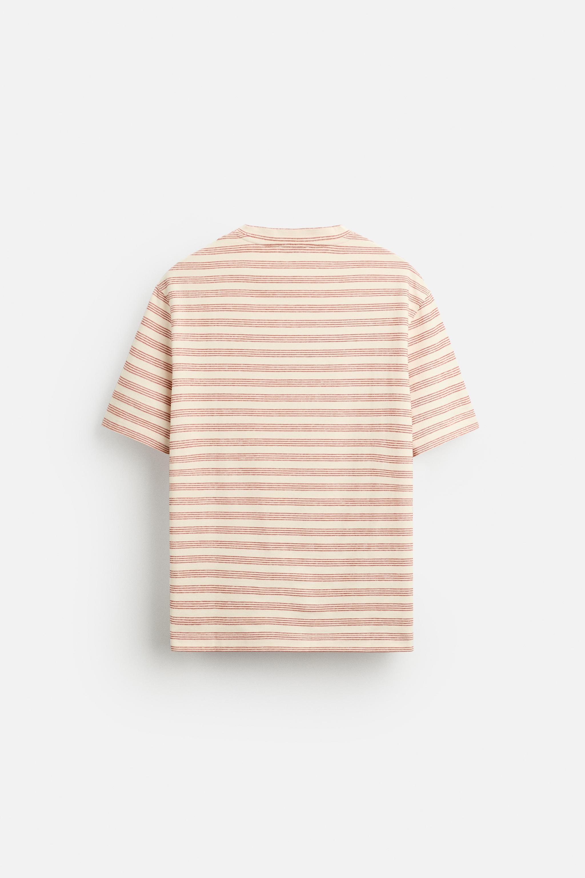 STRIPED JACQUARD T-SHIRT Product Image