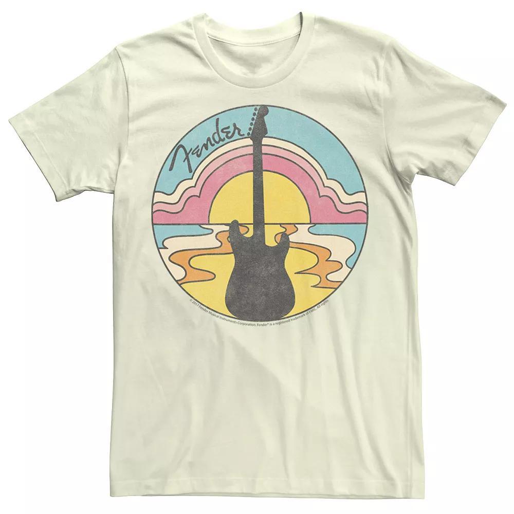 Men's Fender Groovy Sunset Logo Graphic Tee,  Product Image