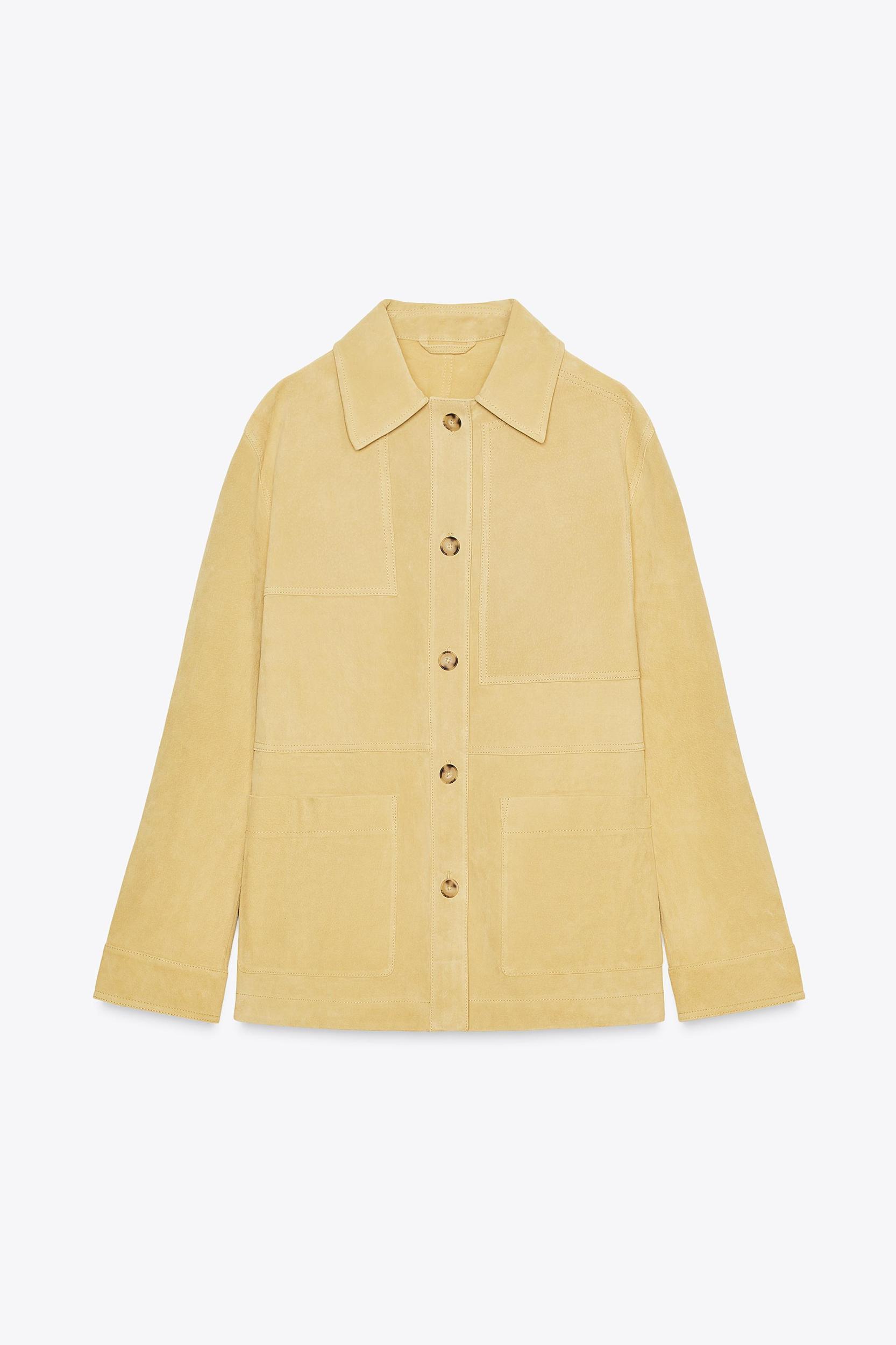 100% SUEDE LEATHER JACKET Product Image