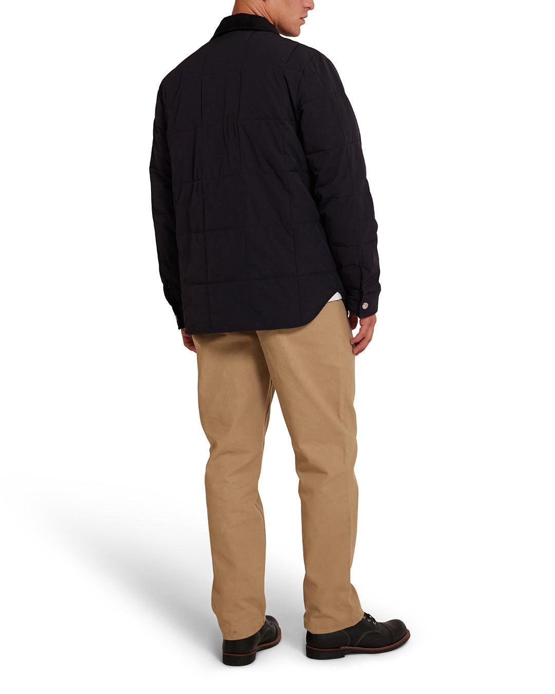 Maxwell Padded Overshirt - Black Product Image