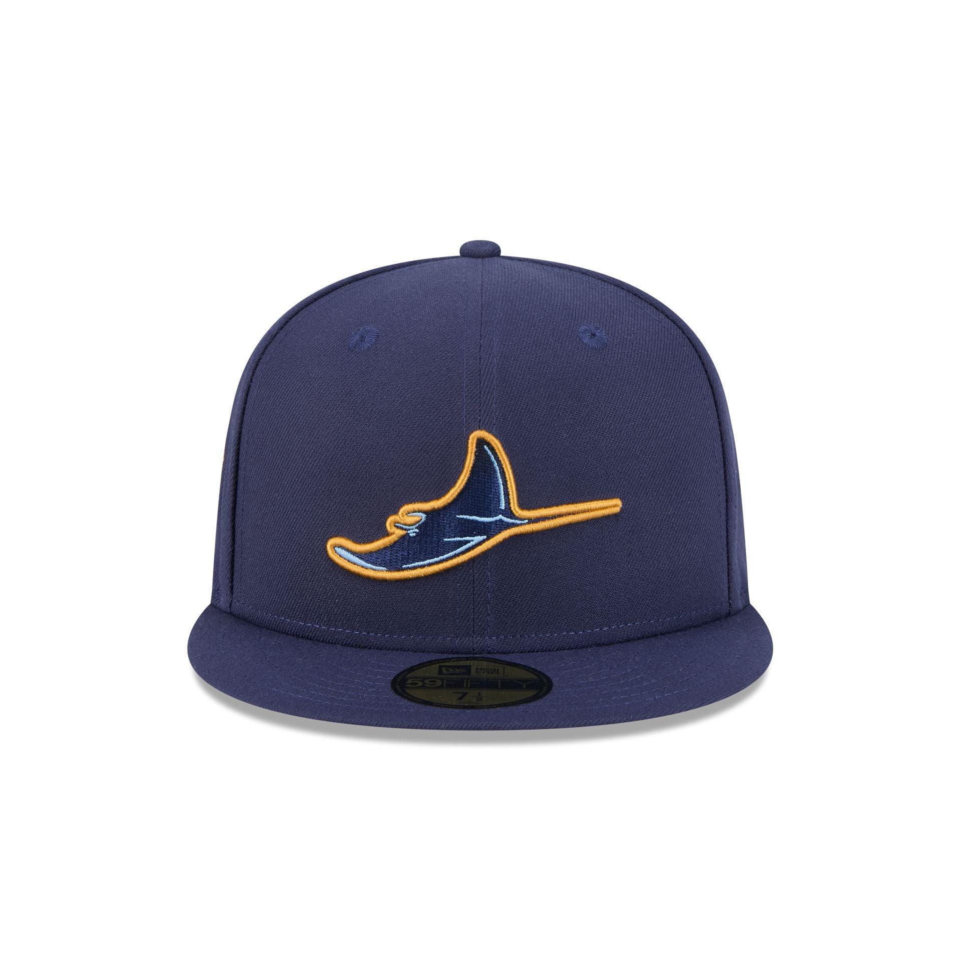 Tampa Bay Rays Blue Tartan 59FIFTY Fitted Hat Male Product Image
