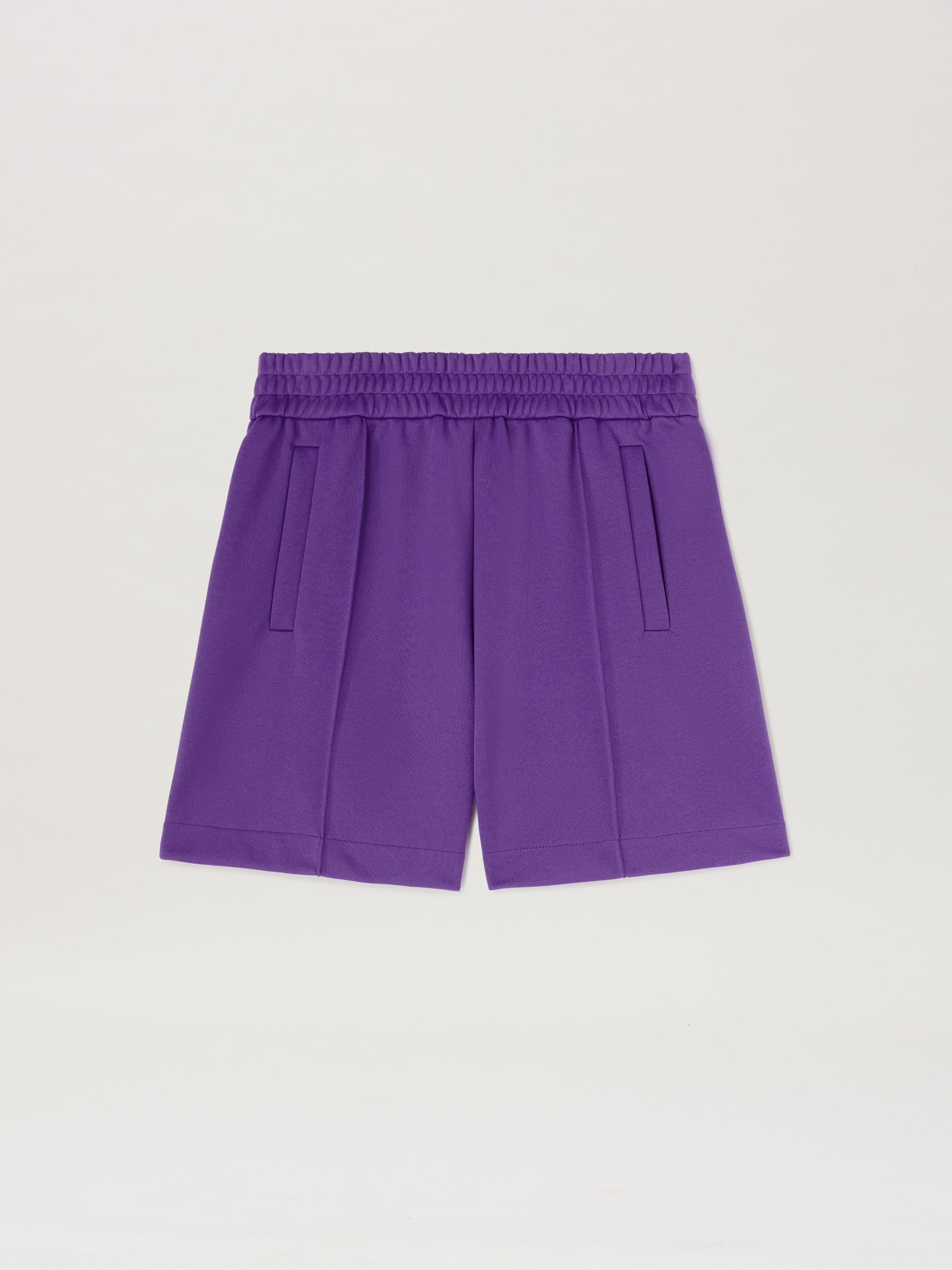 BACK CURVED LOGO TRACK SHORTS PURPLE - O Product Image