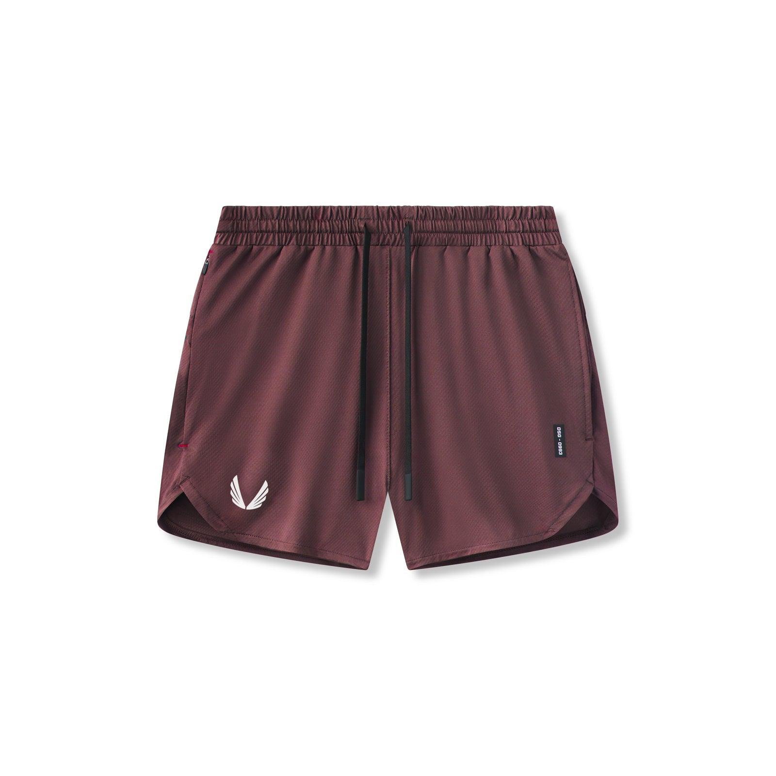 0993. AeroSilver® 5" Linerless Short - Plum Male Product Image