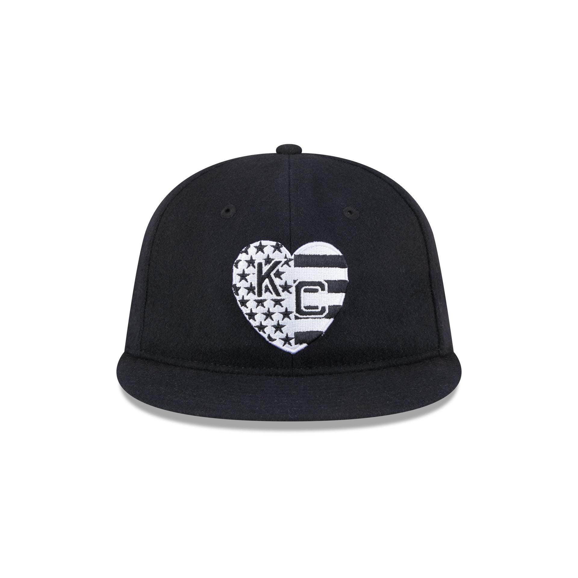 Kansas City Monarchs Flag Retro Crown 59FIFTY Fitted Hat Male Product Image