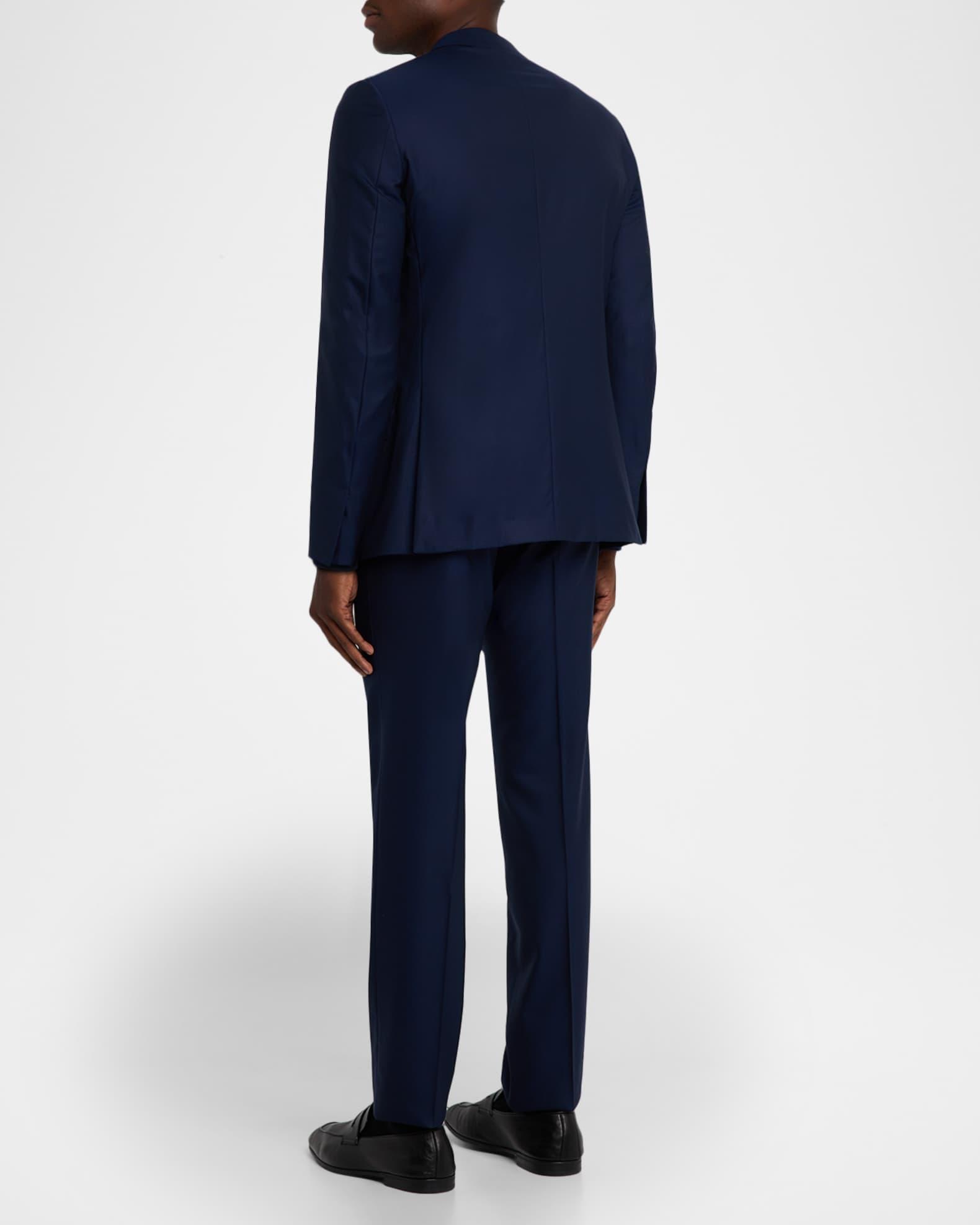 Men's Wool Textured Two-Piece Suit Product Image