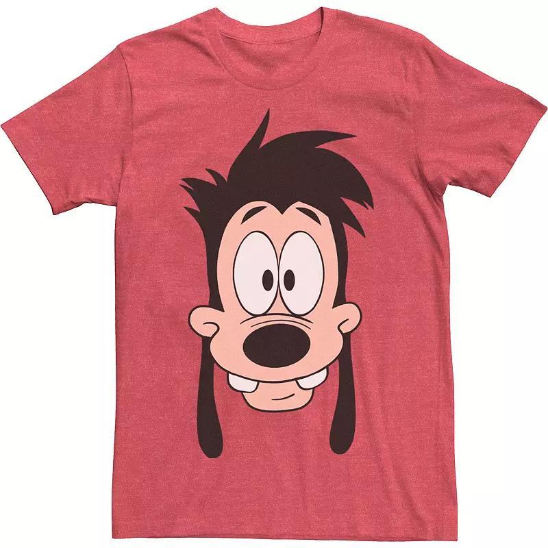 Disney's A Goofy Movie Max Men's Big Face Tee, Size: Large, Red Product Image