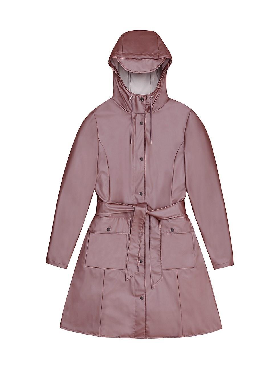 Womens Curve Hooded Rain Jacket Product Image