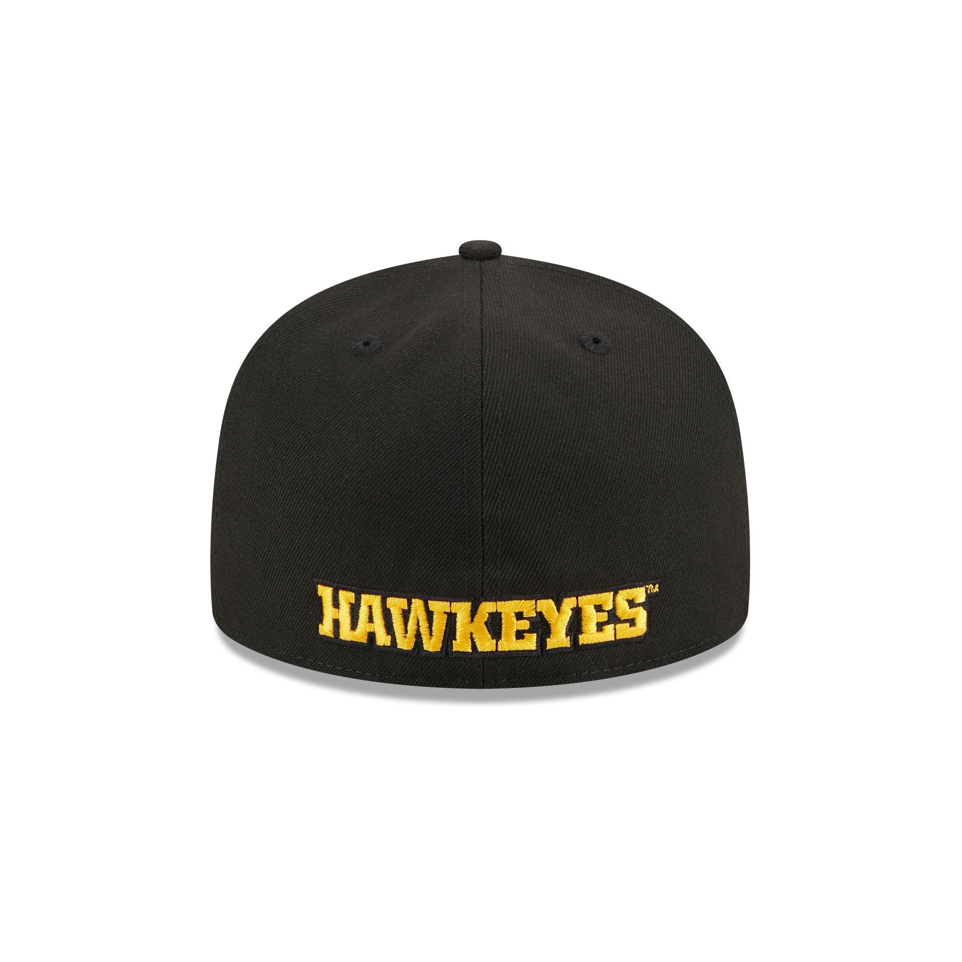 Iowa Hawkeyes Black 59FIFTY Fitted Hat Male Product Image