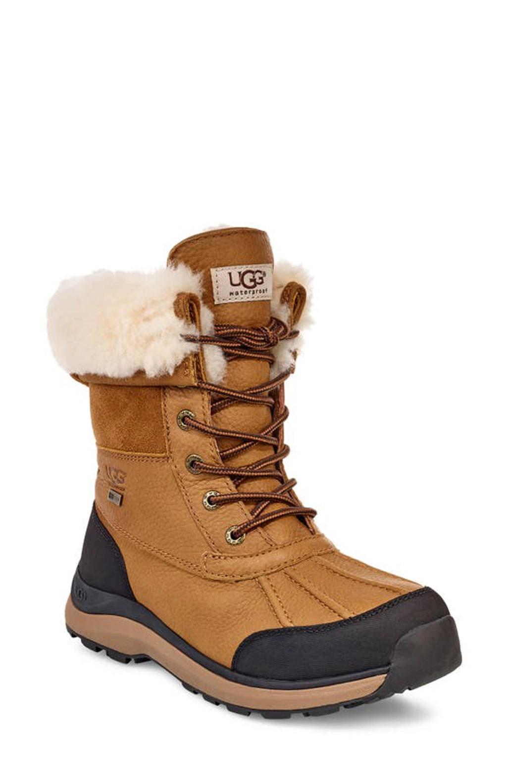 Womens Adirondack III Faux Shearling-Lined Leather Boots Product Image