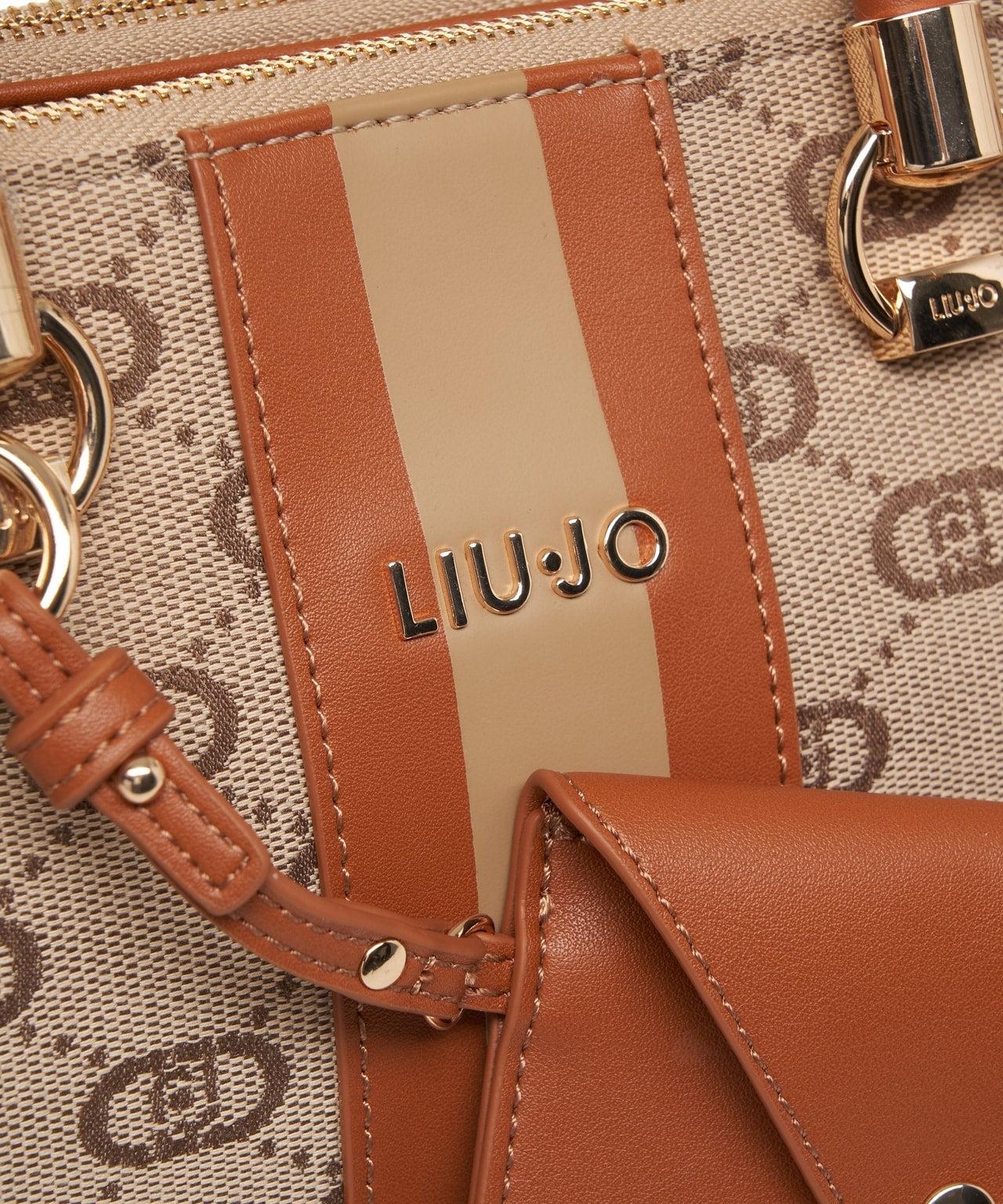 Jacquard hand bag with Logo Product Image
