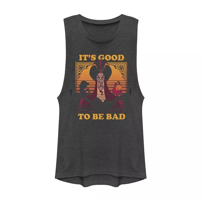 Juniors' Harry Potter "Until The Very End" Wands Muscle Tank Top, Girl's, Size: Small, Denim Grey Product Image