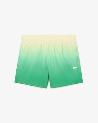Short Ombré Print Swim Trunks Product Image
