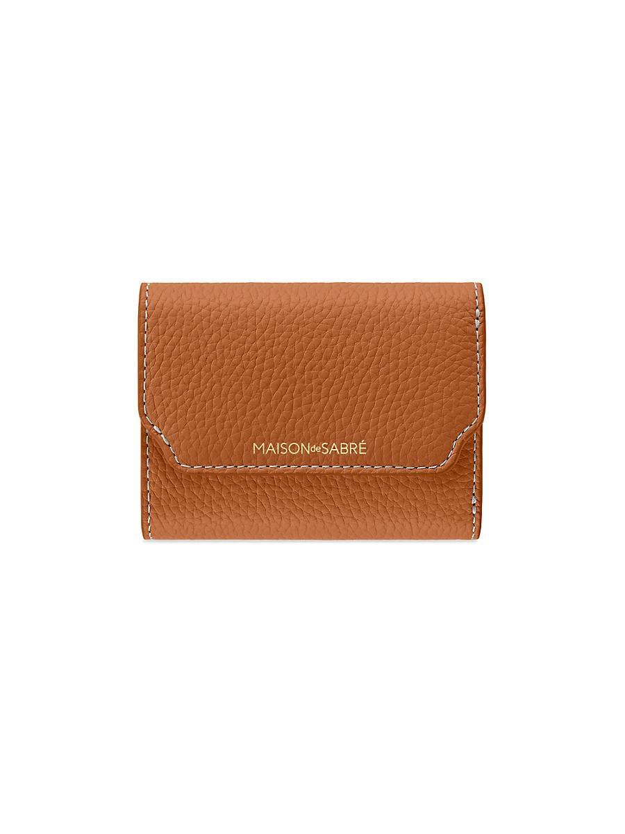 Womens Leather Trifold Wallet Product Image