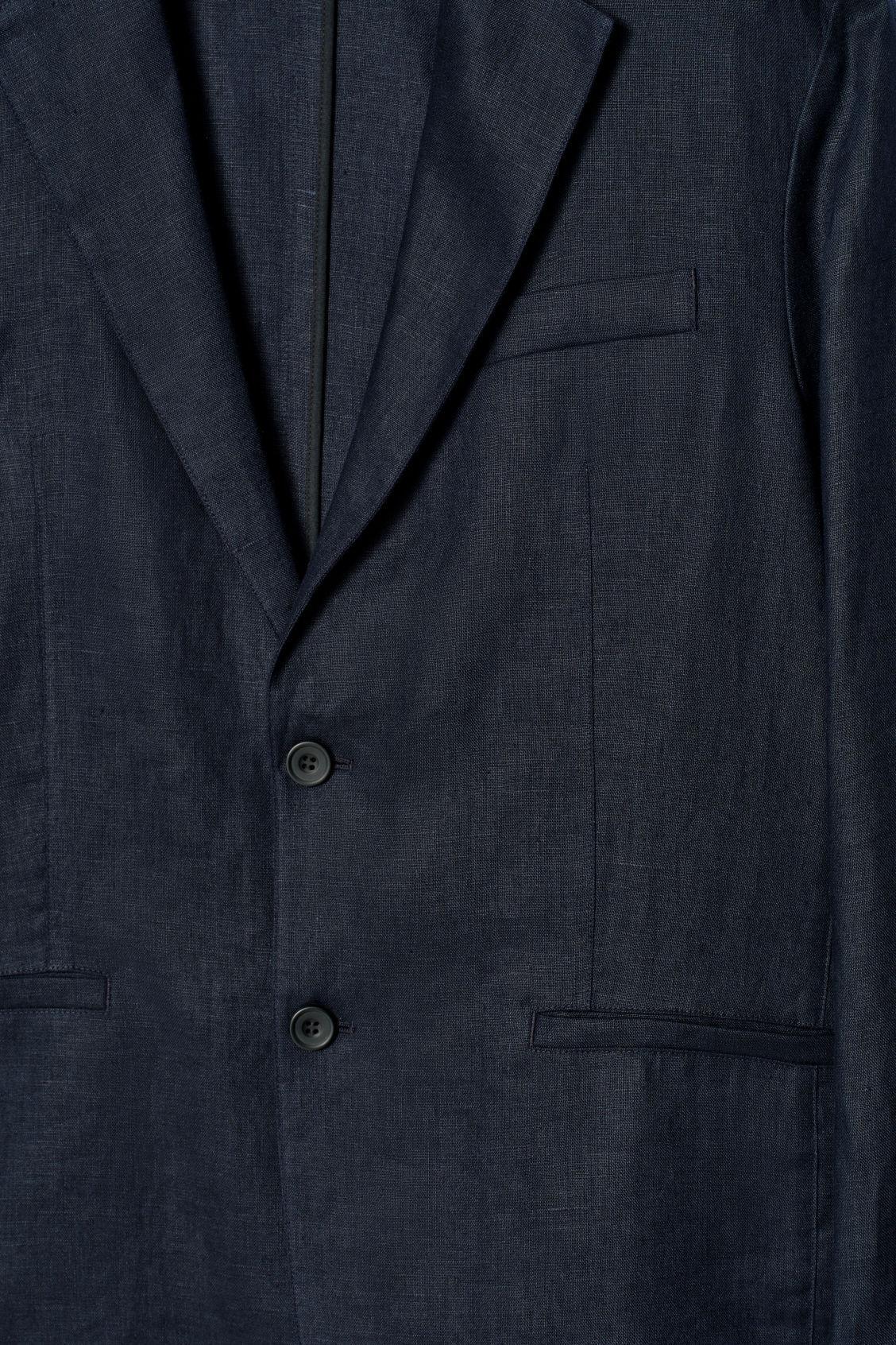 SINGLE-BREASTED LINEN BLAZER Product Image
