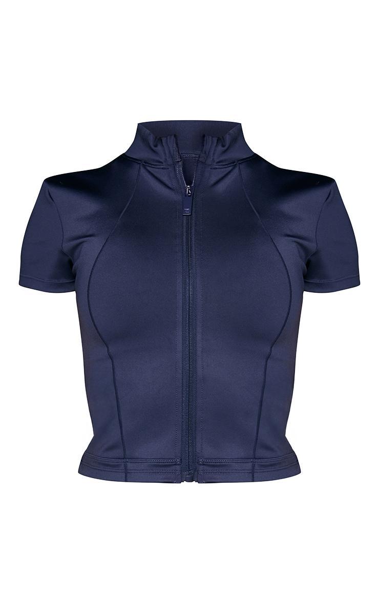 Navy Ultimate Short Sleeve Sports Jacket  Product Image