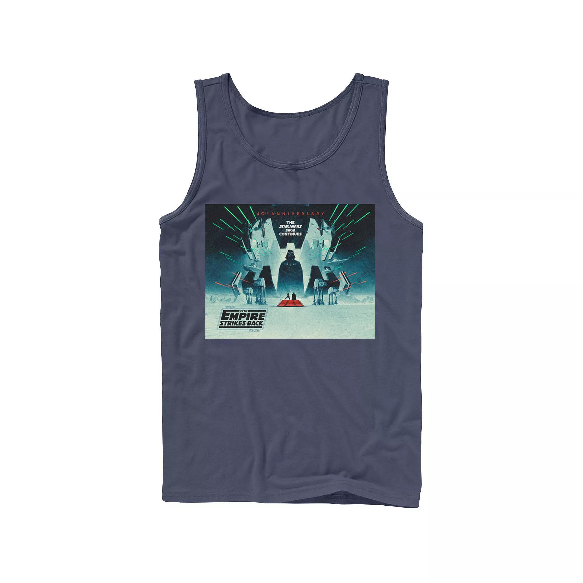 Men's Star Wars: The Empire Strikes Back 40th Anniversary Poster Tank Top,  Product Image