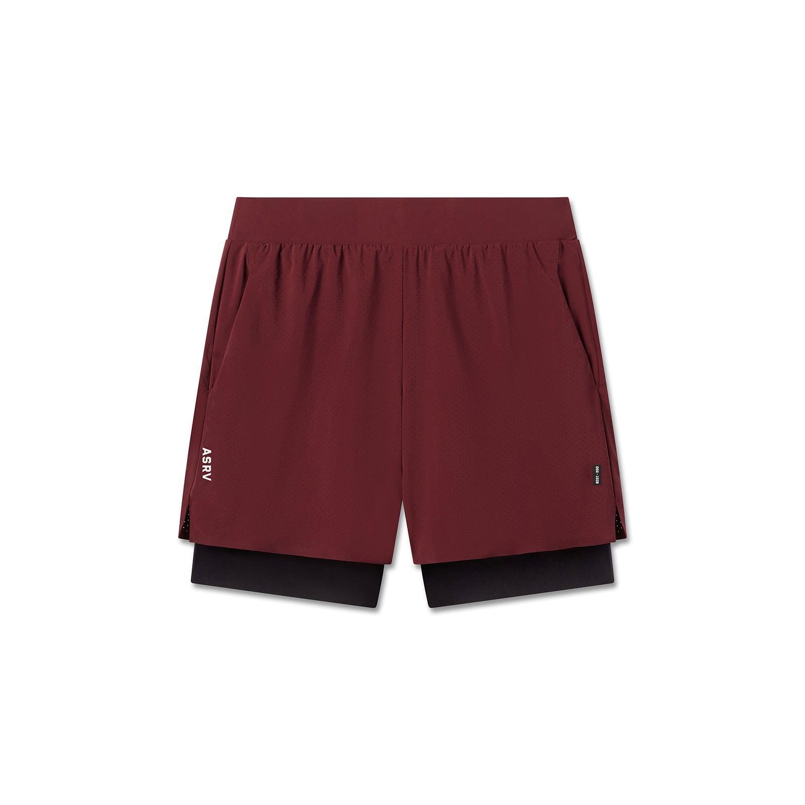1028. Aerotex™ Bonded 7" Liner Short - Crimson Male Product Image