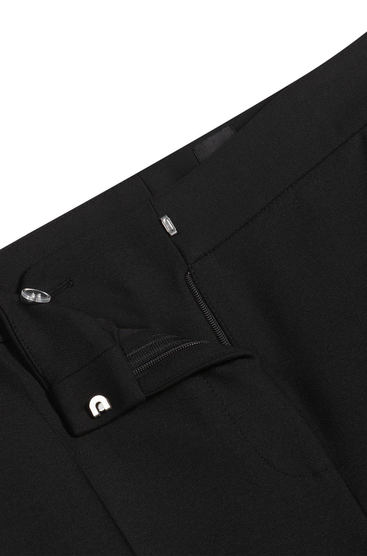 Slim-fit trousers with bootcut leg Product Image