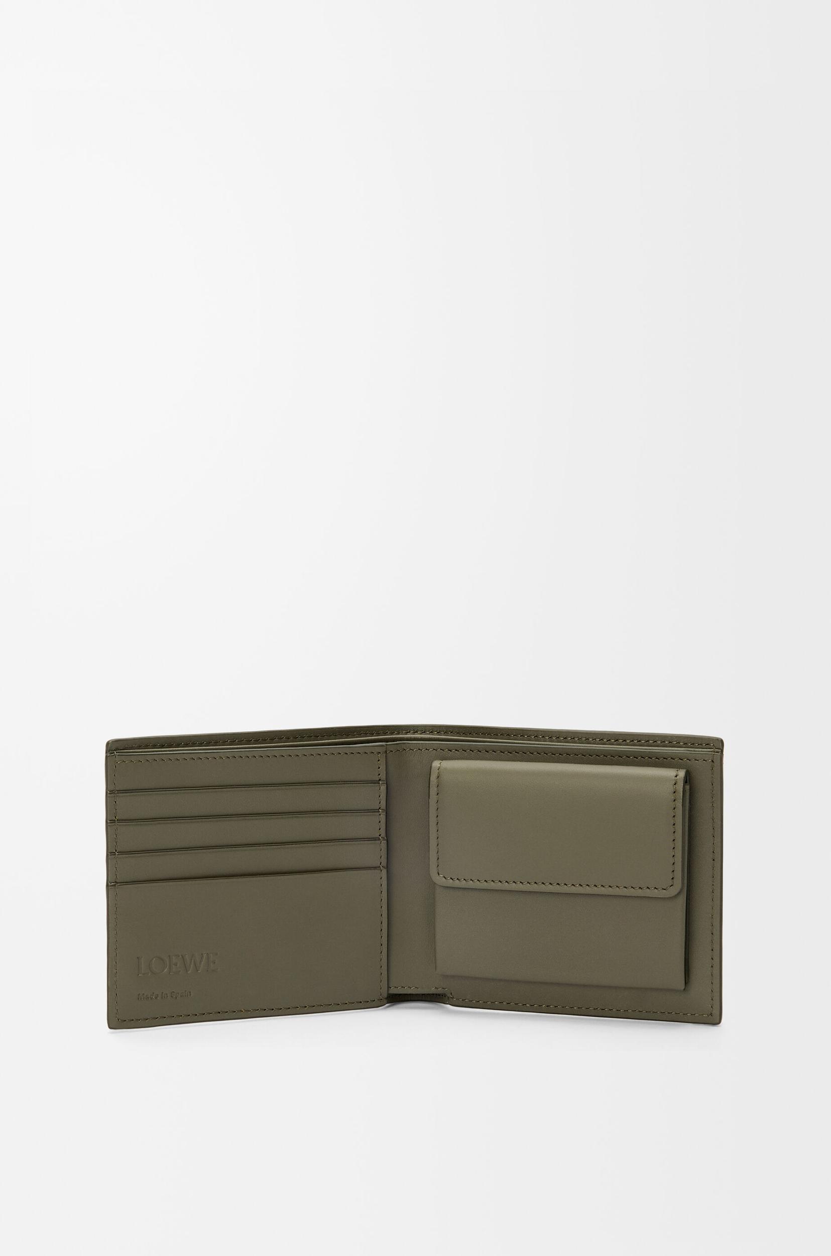 Bifold coin wallet in soft grained calfskin Product Image