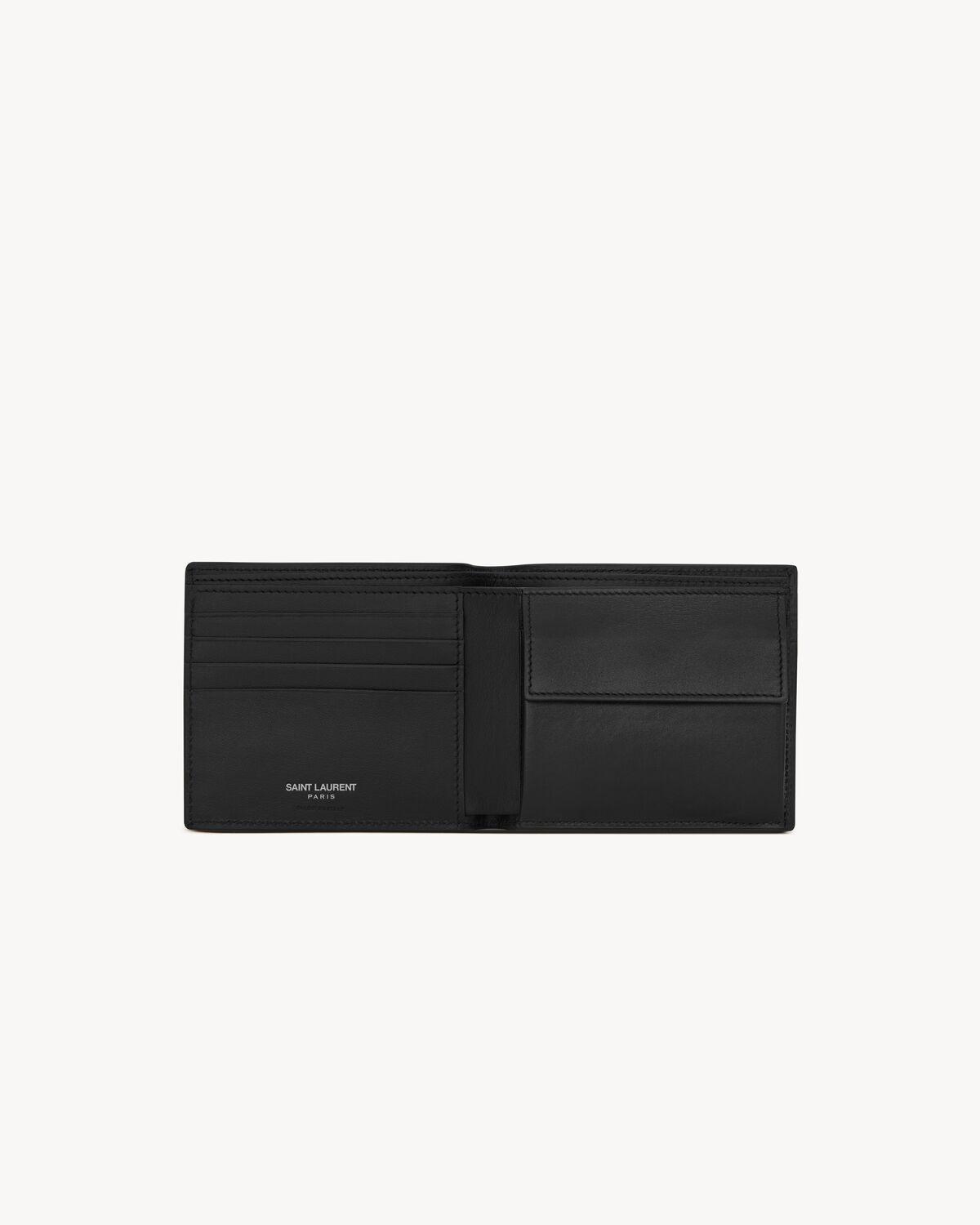 TINY CASSANDRE E/W wallet with coin purse in SMOOTH leather | Saint Laurent | YSL.com Product Image