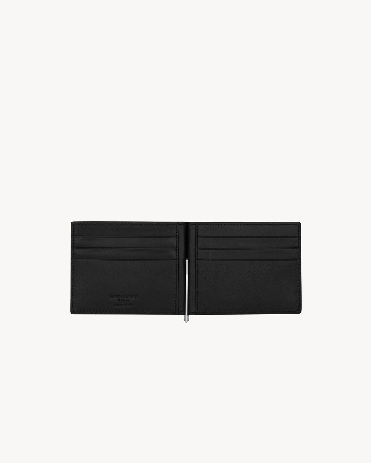 SAINT LAURENT PARIS East/West wallet in smooth leather | Saint Laurent | YSL.com Product Image