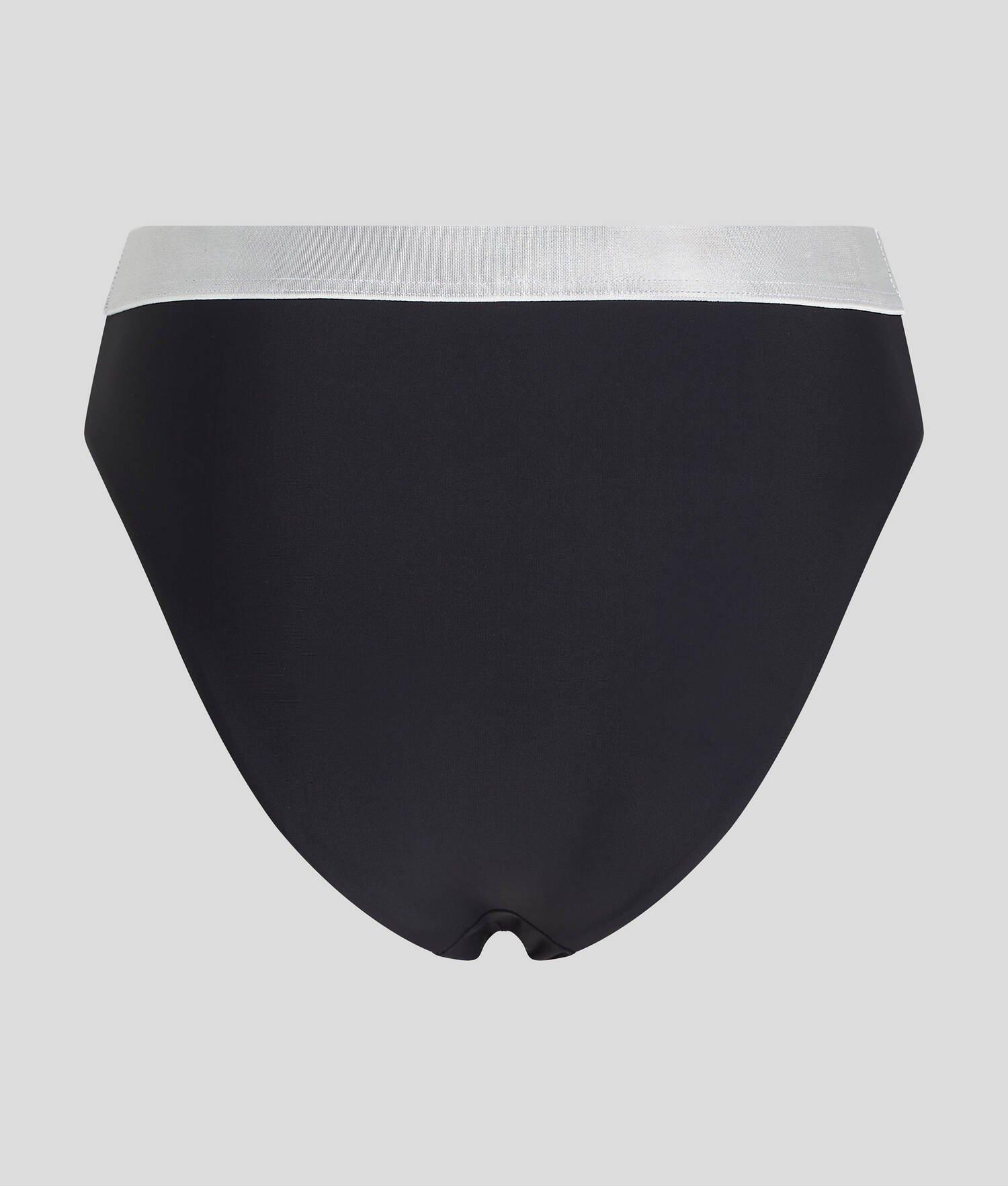 KARL LOGO HIGH-RISE BIKINI BOTTOMS Product Image