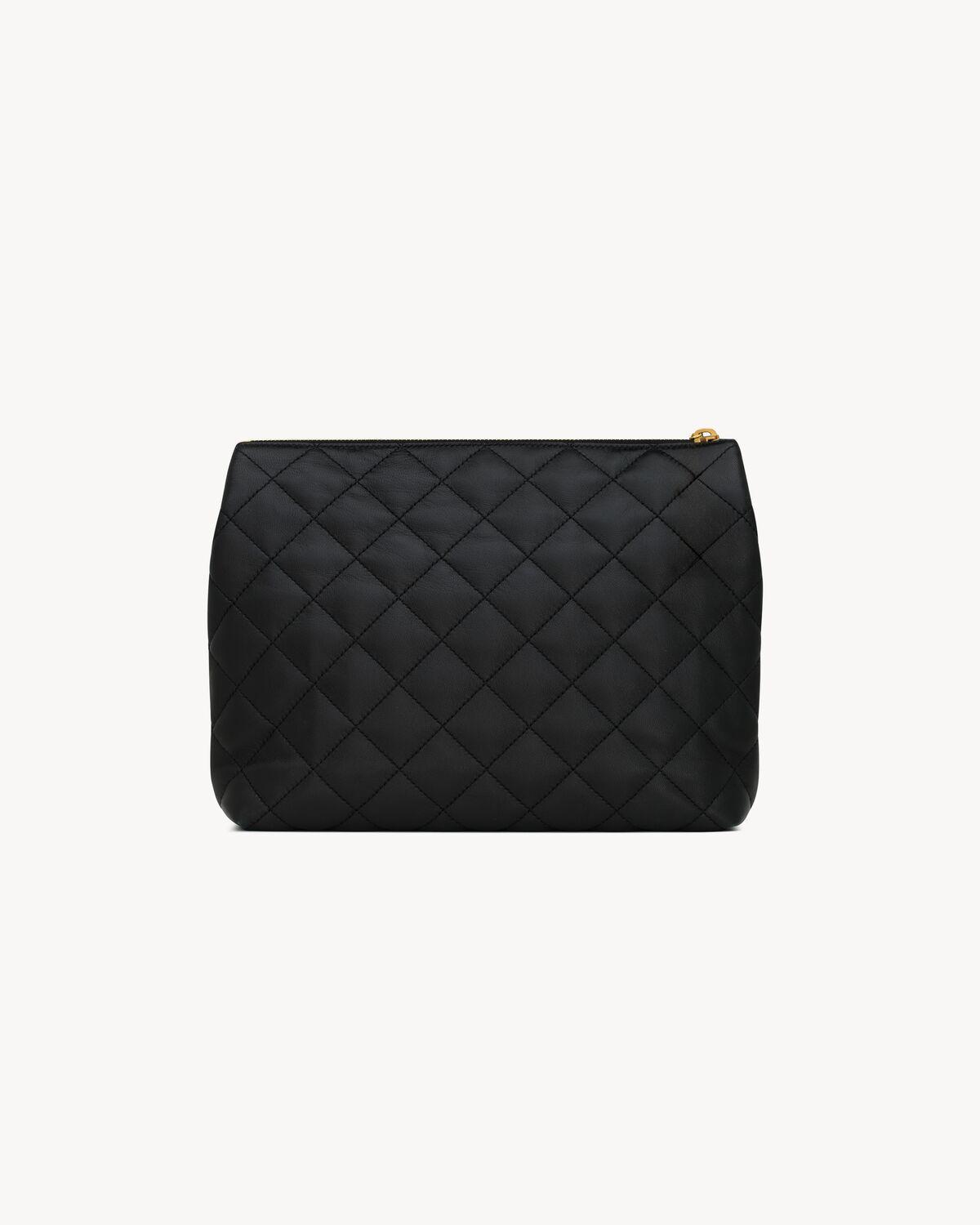 CASSANDRE cosmetic pouch in lambskin | Saint Laurent | YSL.com Product Image