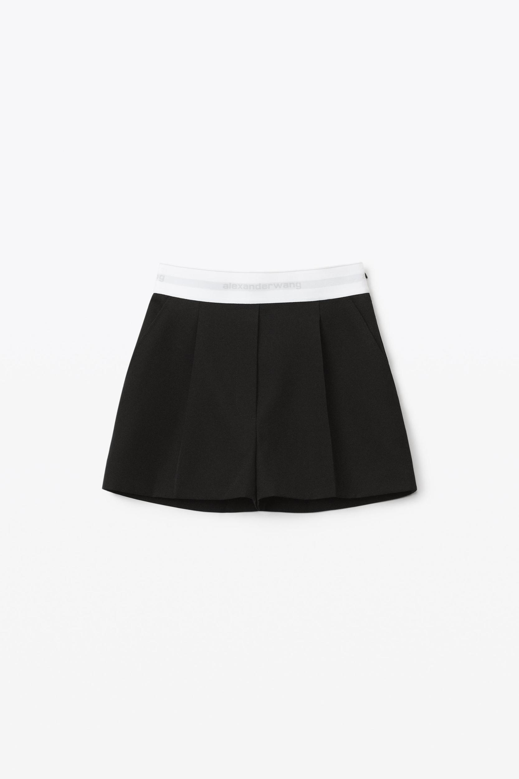 Pleated Shorts In Wool Tailoring Product Image