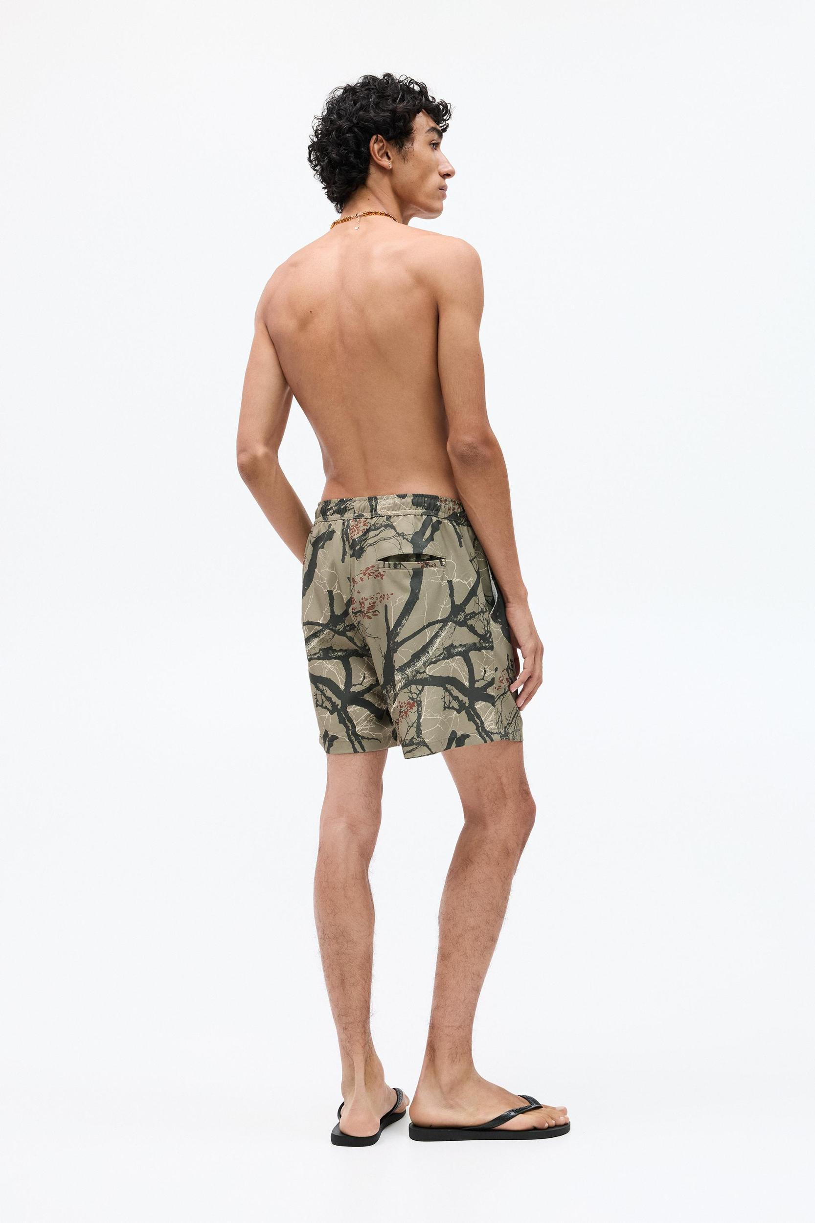 Branch print board shorts Product Image