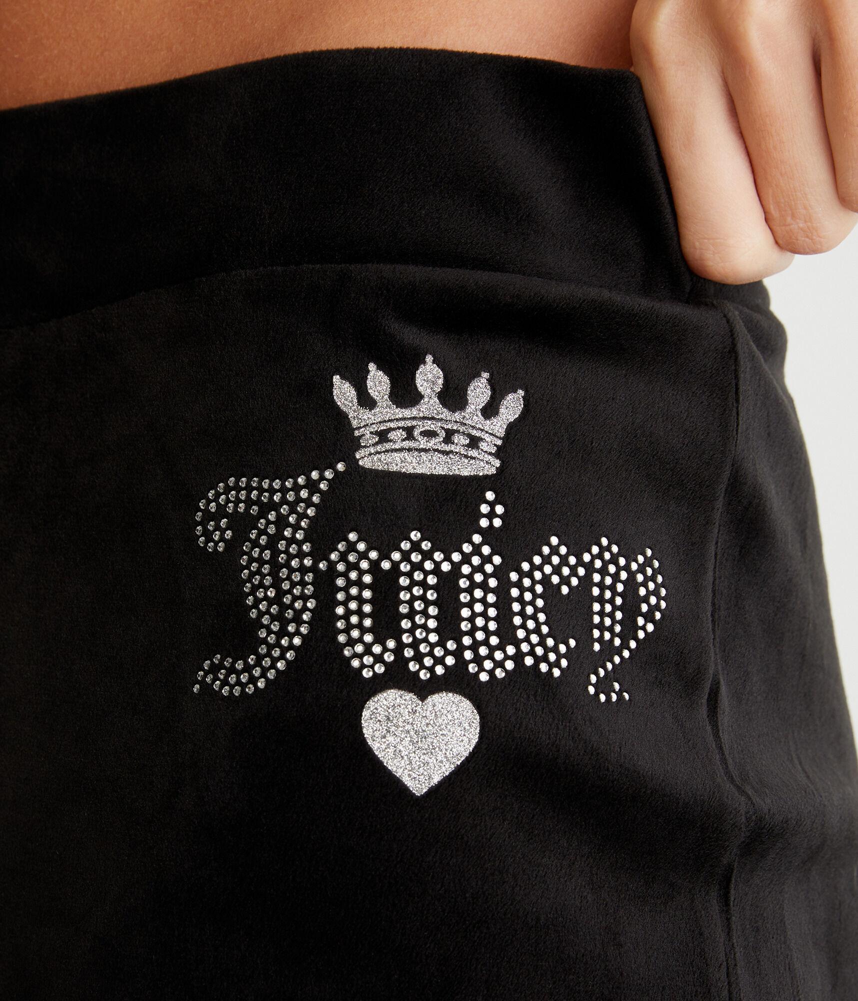 Juicy Couture Bling Velour Track Pants Product Image