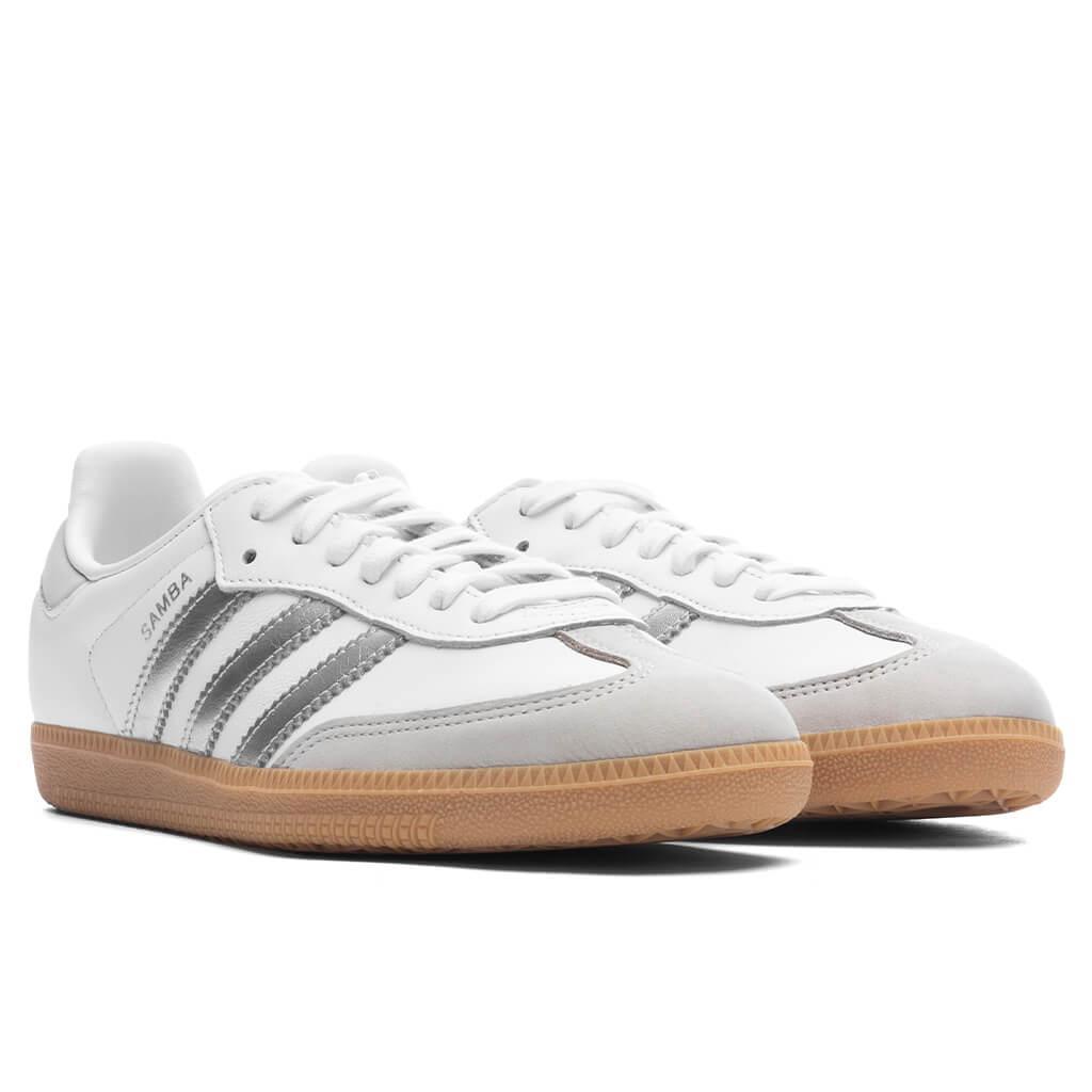 Women's Samba OG - Footwear White/Silver Metallic/Grey One Female Product Image