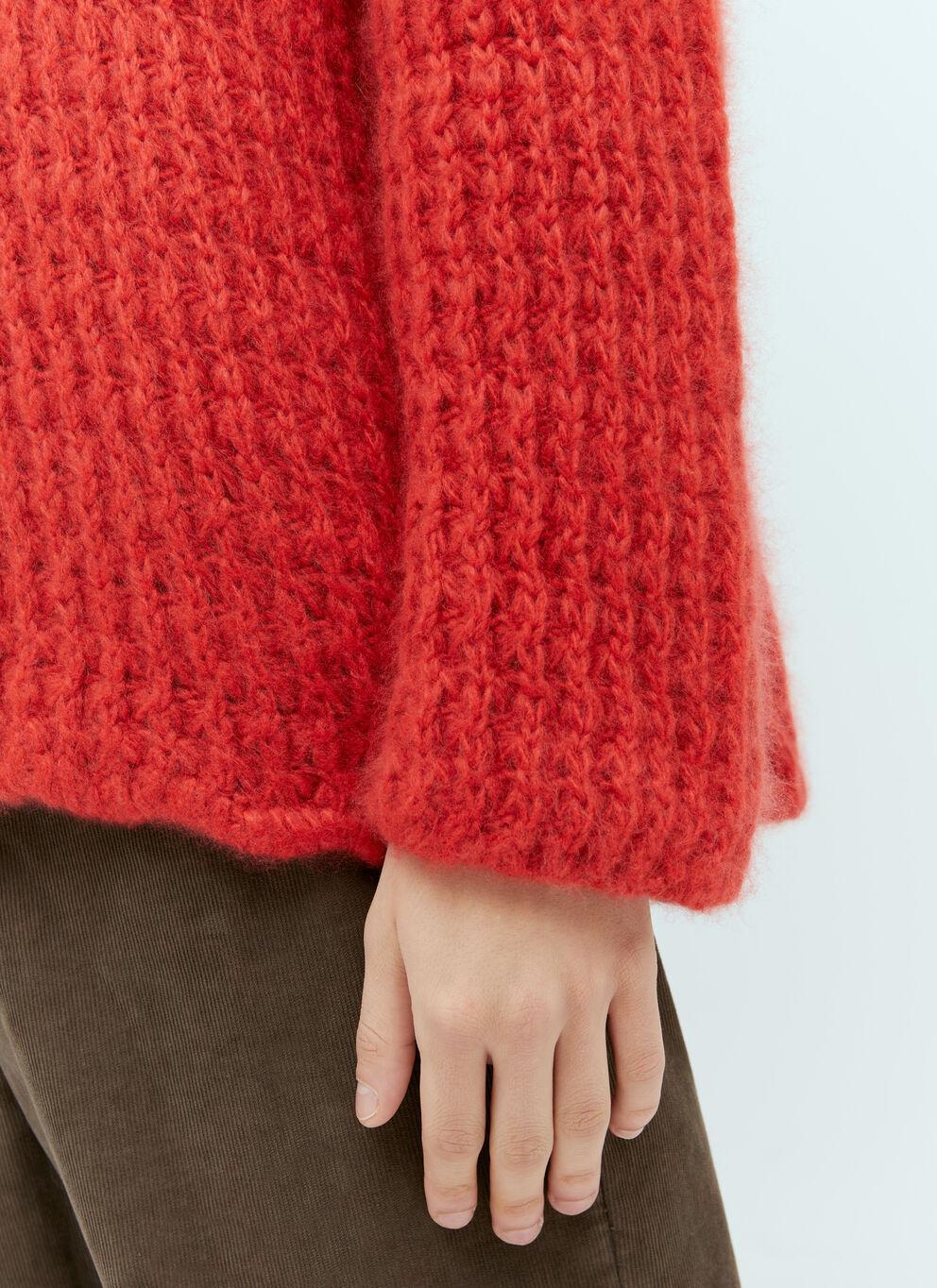 THE ROW Olen Cashmere Sweater In Red Product Image