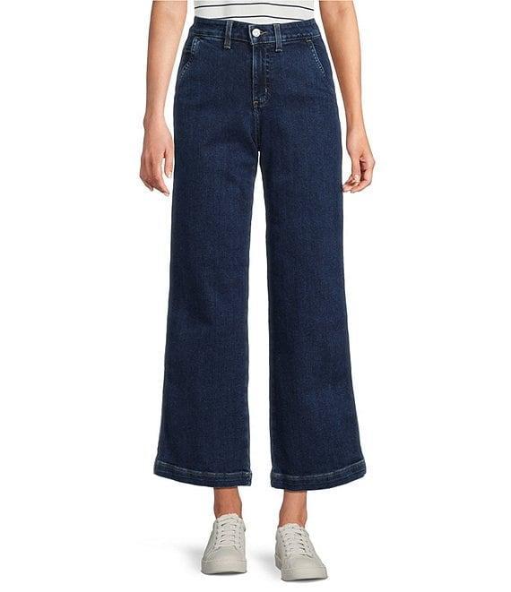 L.L.Bean 207 Vintage Stretch Twill Denim High Rise Wide Leg Jeans Product Image