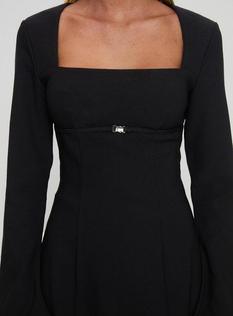 Flounce Romper Black Product Image