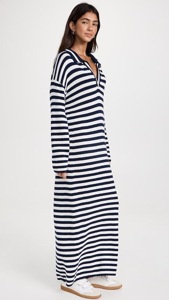 525 Stripe Polo Maxi Dress | Shopbop Product Image