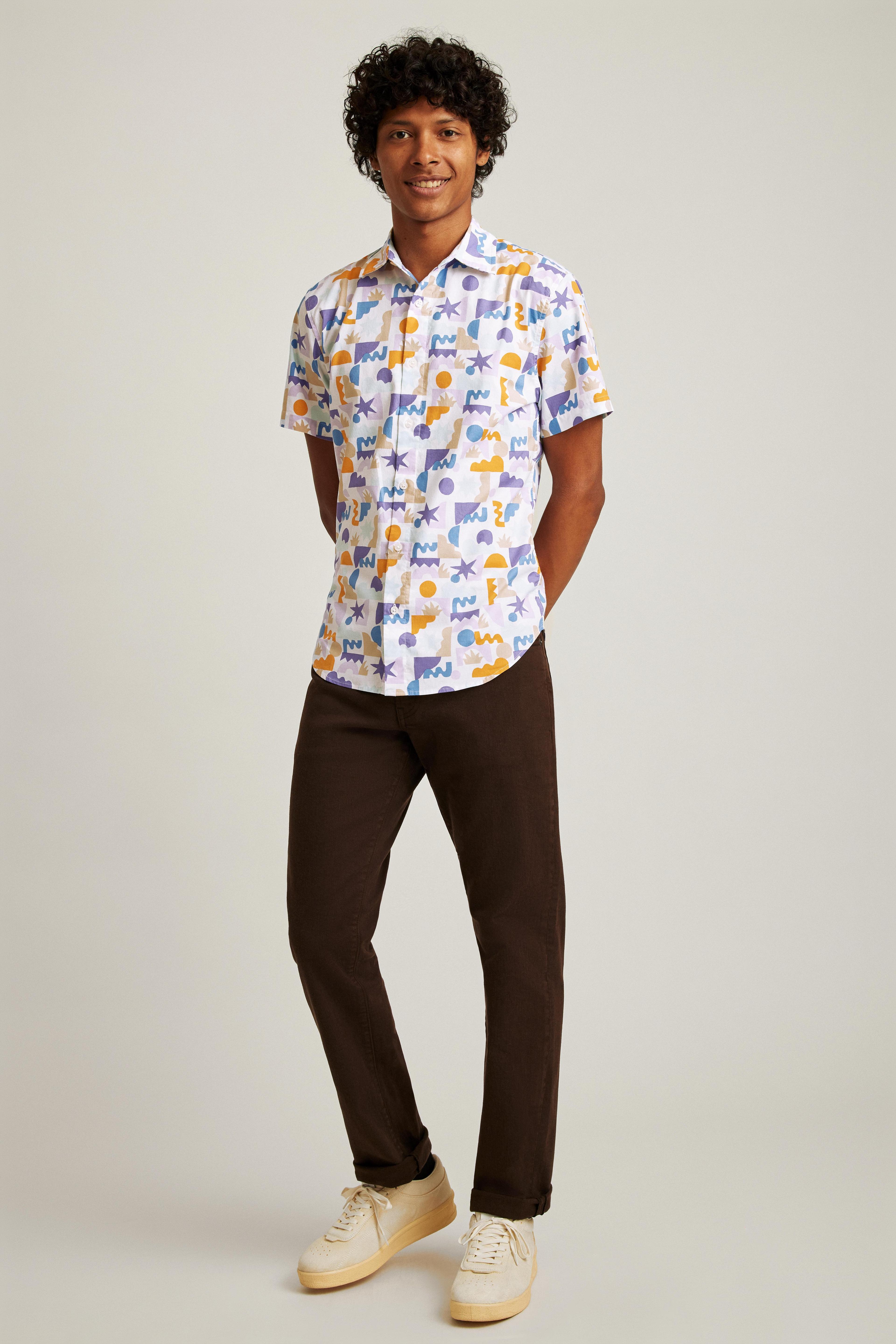 Will Bryant X Bonobos Stretch Riviera Short Sleeve Shirt Product Image