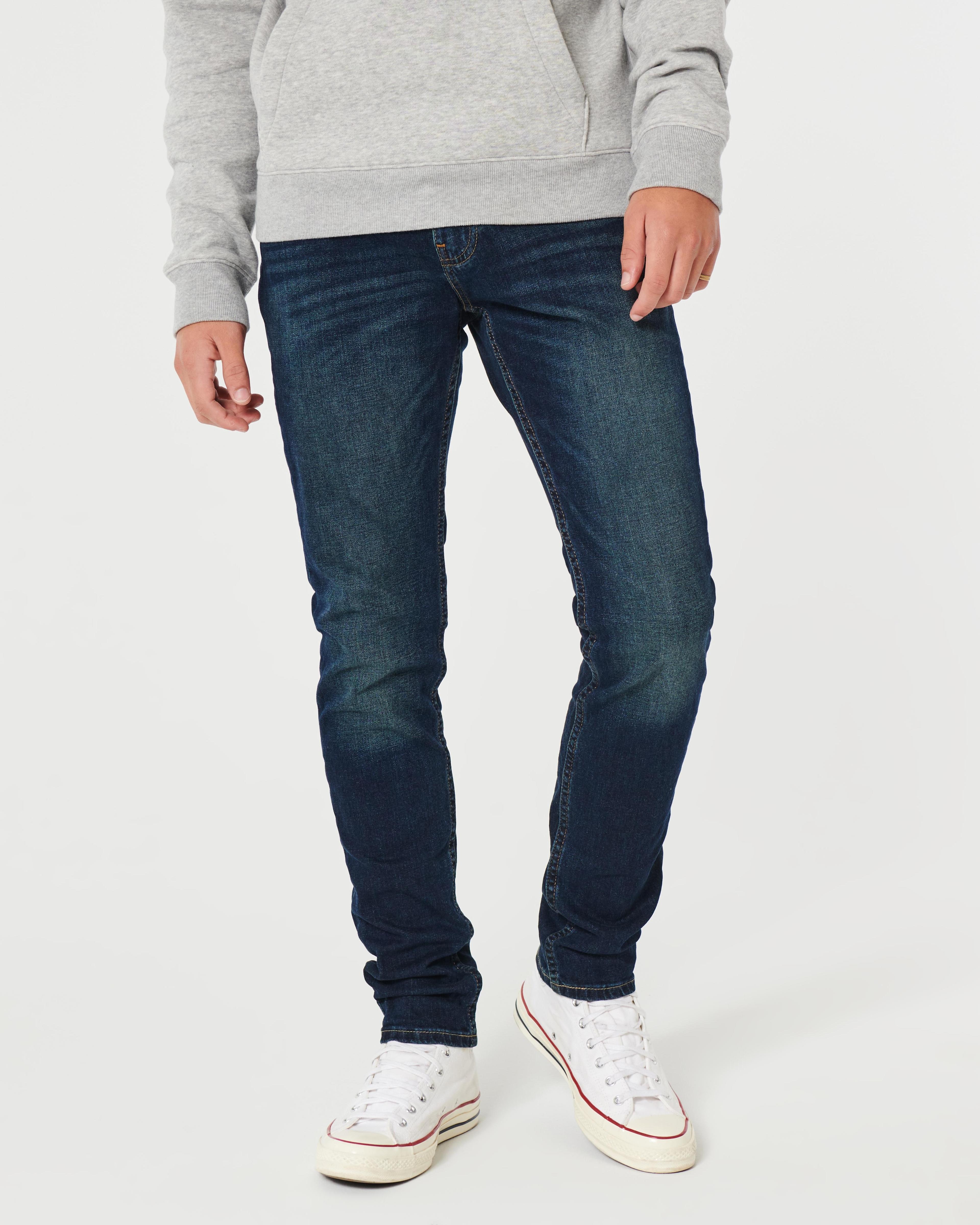 Dark Wash Skinny Jeans Product Image