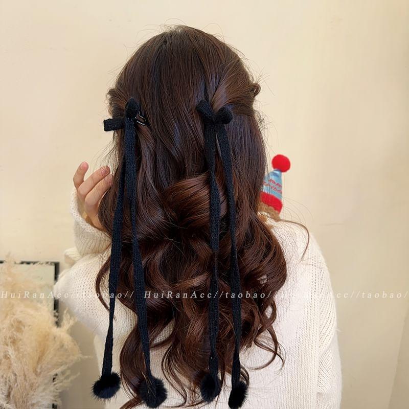 Ribbon Long Hair Claw Set Product Image