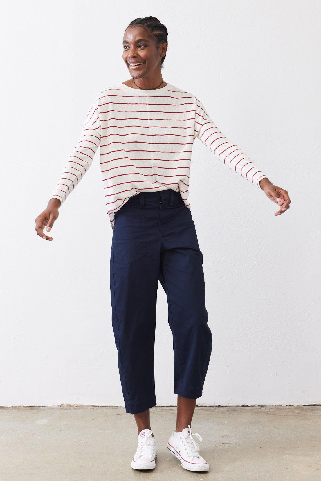 The Slouchy Soft Twill Pants Product Image