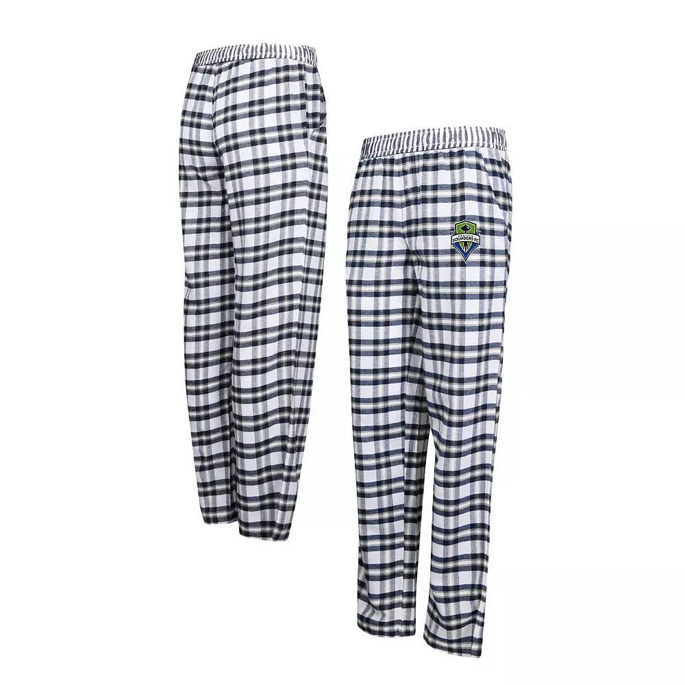 Women's Concepts Sport Navy Seattle Sounders FC Sienna Flannel Pants,  Product Image