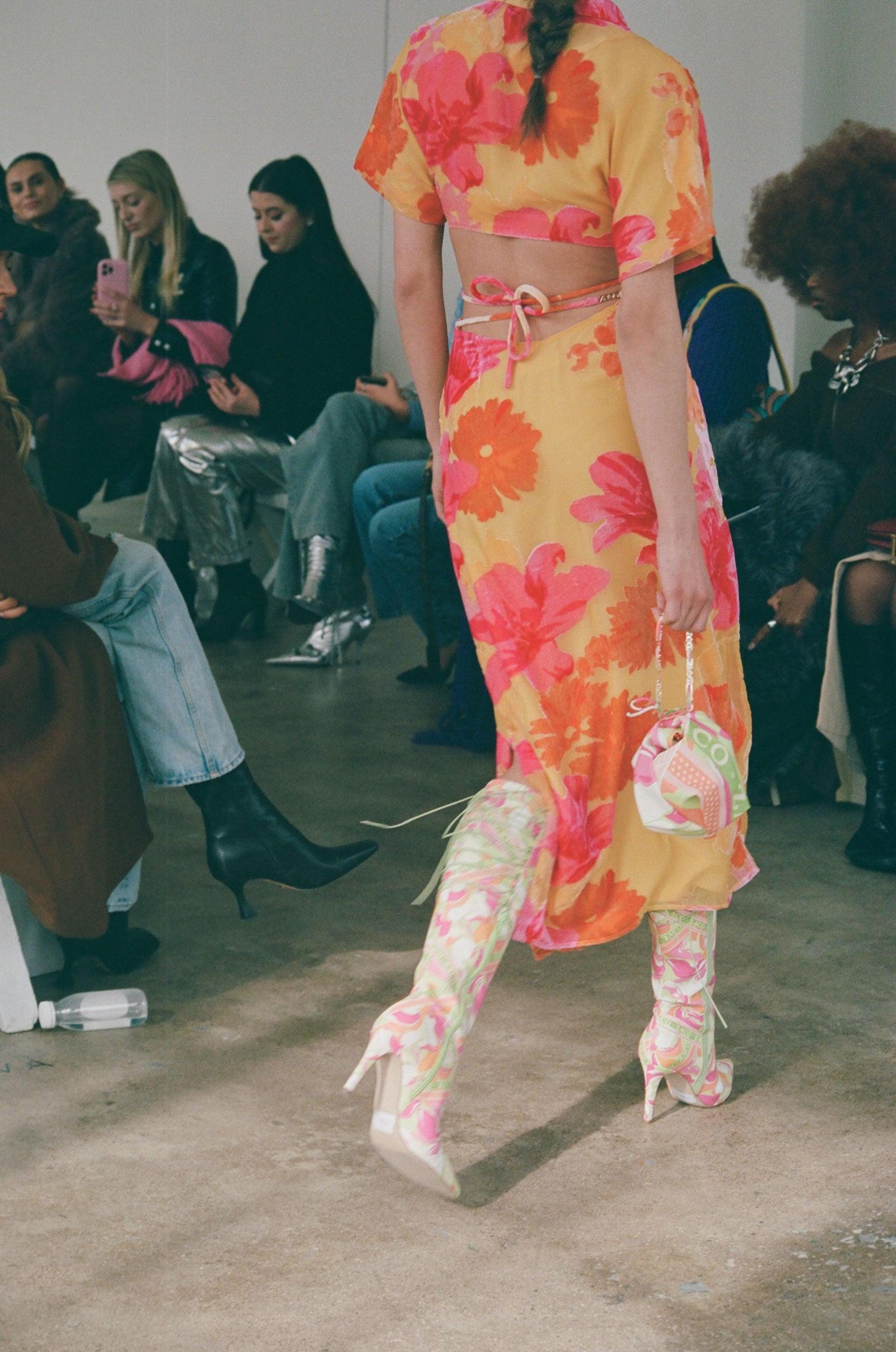 Sorrenta Wrap Top - Floreale Sunny Product Image