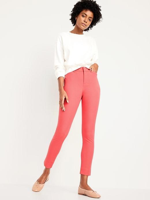 High-Waisted Pixie Skinny Ankle Pants Product Image