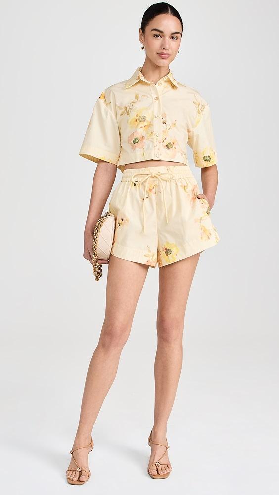 Zimmermann Lightburst Relaxed Shorts | Shopbop Product Image