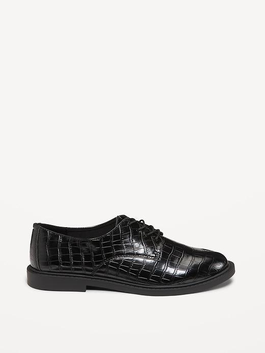 Faux Leather Oxford Shoe Product Image