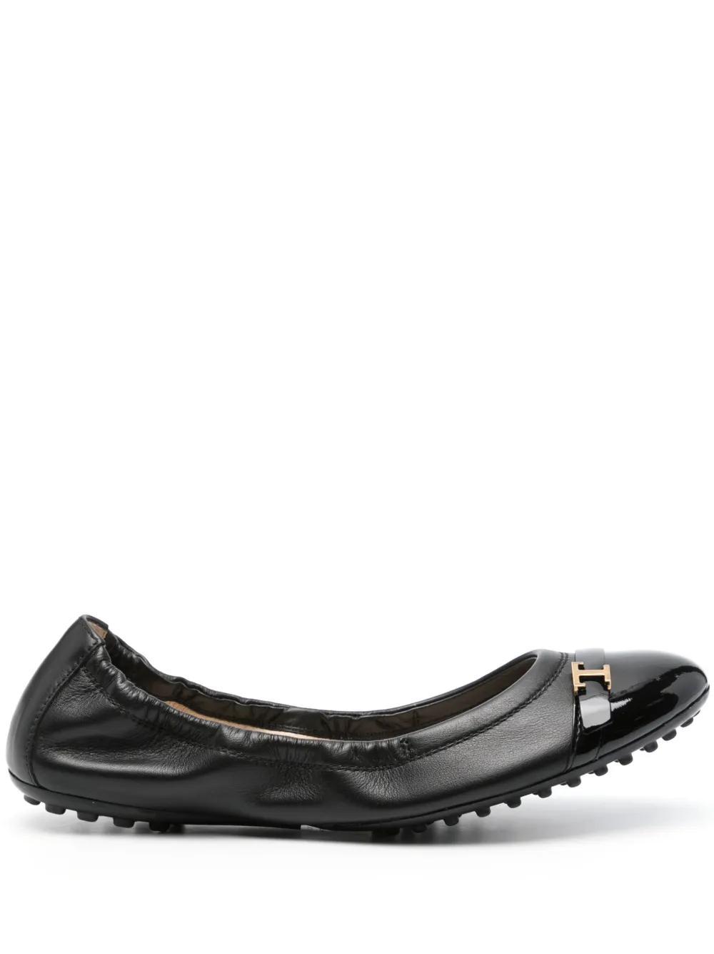 TOD'S Gommino Ballet Pumps In Black Product Image