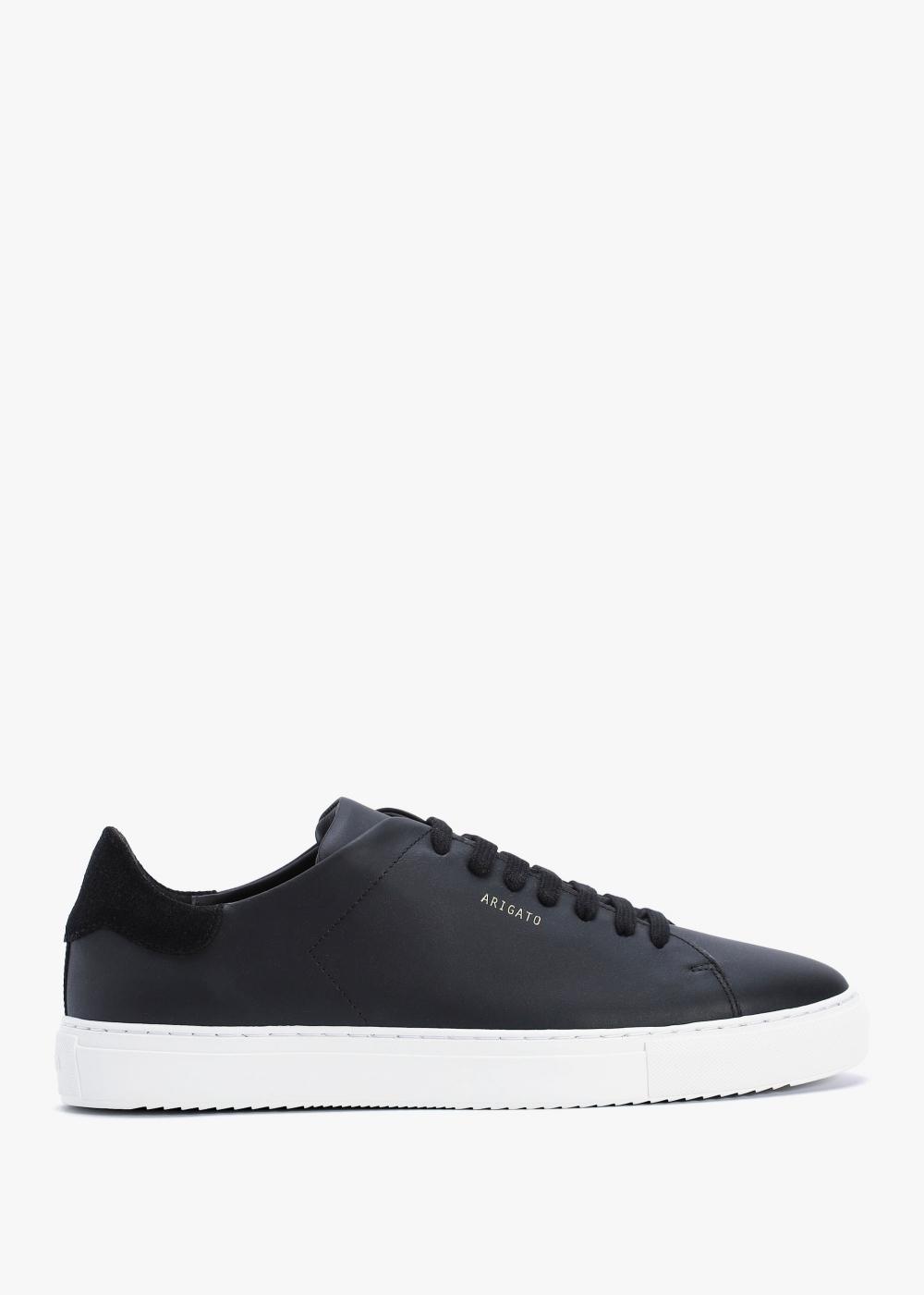 AXEL ARIGATO Clean 90 Leather Low-top Sneakers In Black Leather Product Image