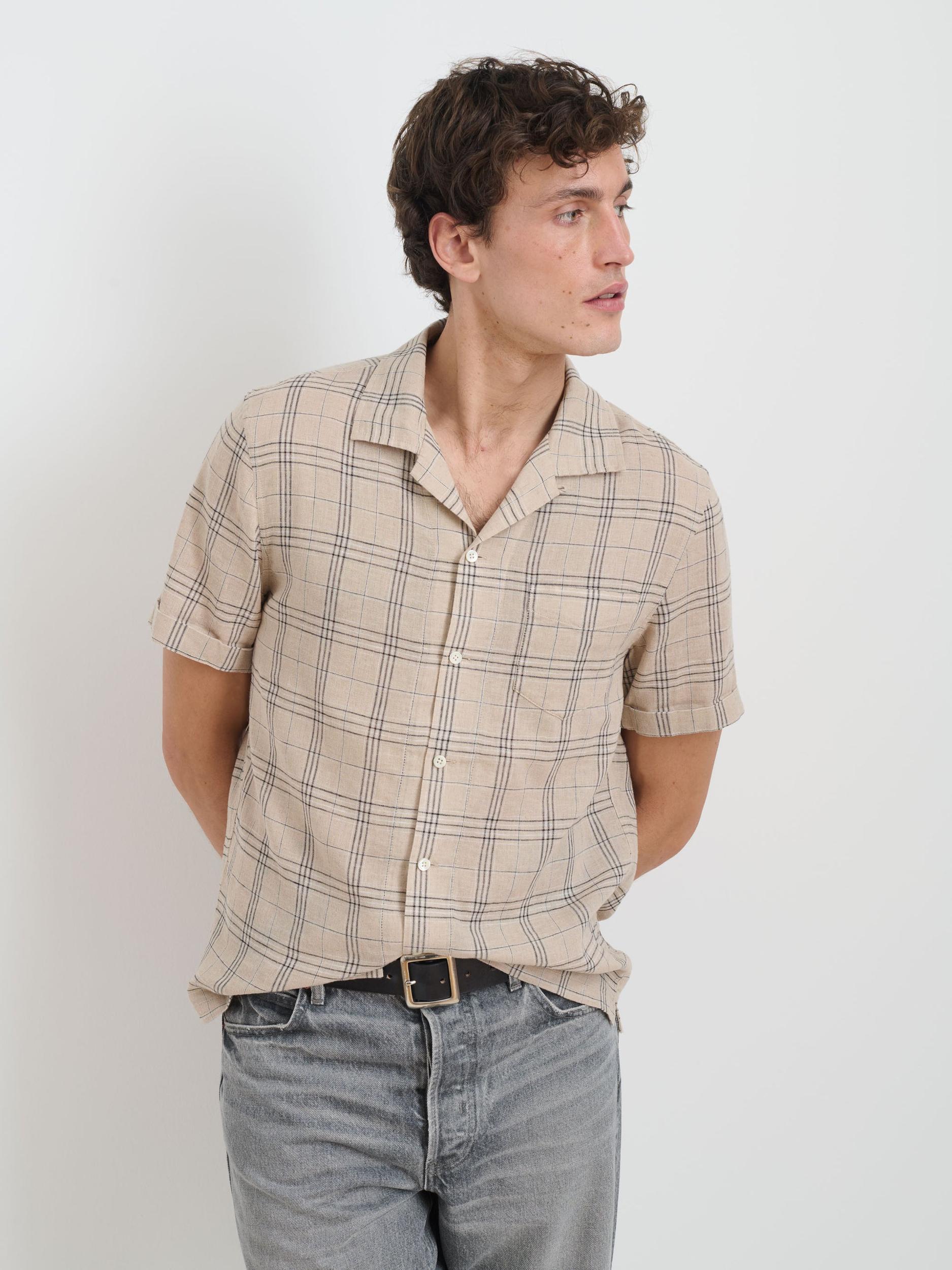 Camp Shirt In Flax Plaid Product Image