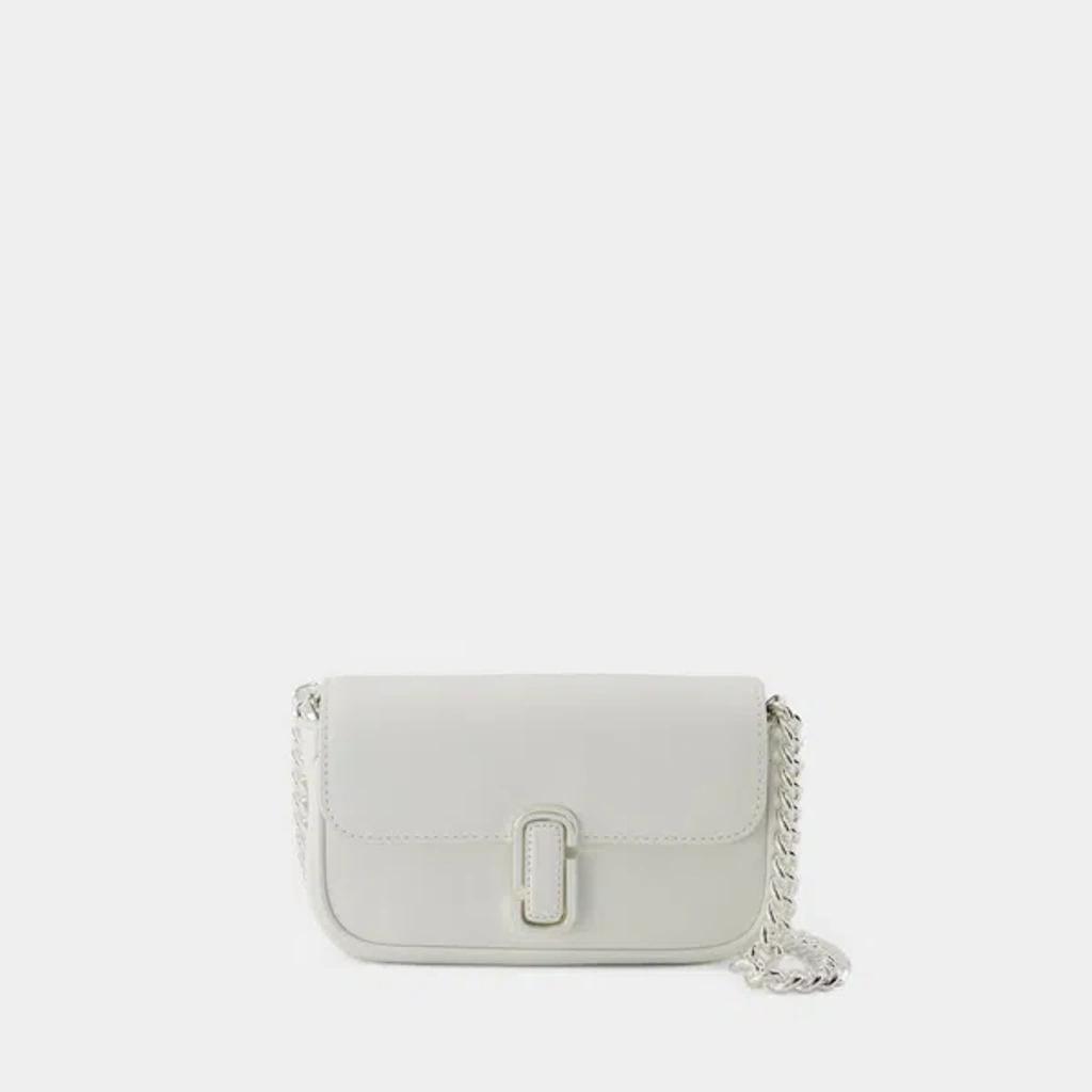 MARC JACOBS The J Marc Mini Bag In Bianco Product Image