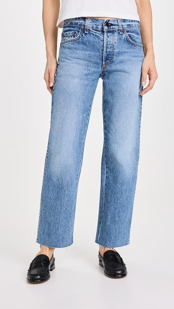 ASKK NY Low Rise Straight Jeans | Shopbop Product Image